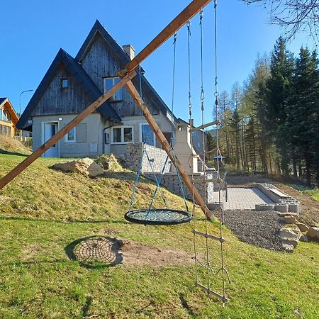 Вилла Chaloupka Na Vrsku Лоучна-под-Клиновцем Экстерьер фото